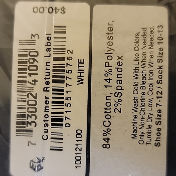 Club Room White No-Show Socks 12 Pack NWT - Picture 4 of 5